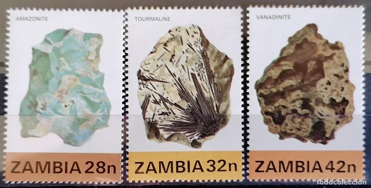 Sellos: ZAMBIA 1982 - MINERALES . - Foto 1