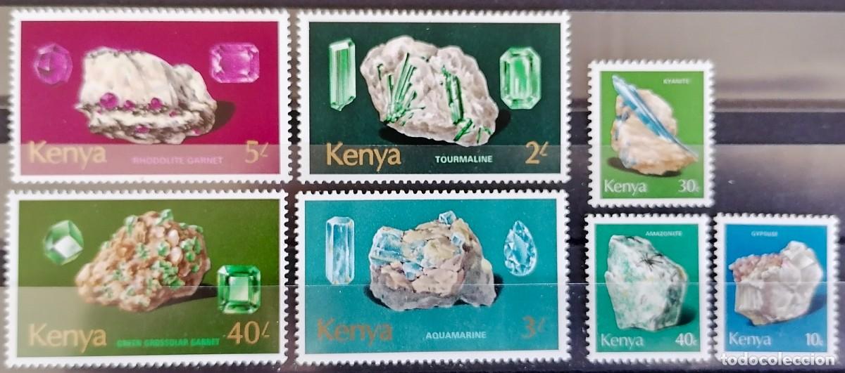 Sellos: KENIA 1977 - MINERALES . - Foto 1