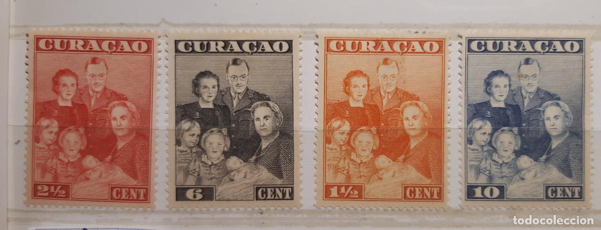 Sellos: CURA&Ccedil;AO, 1943. - Foto 1
