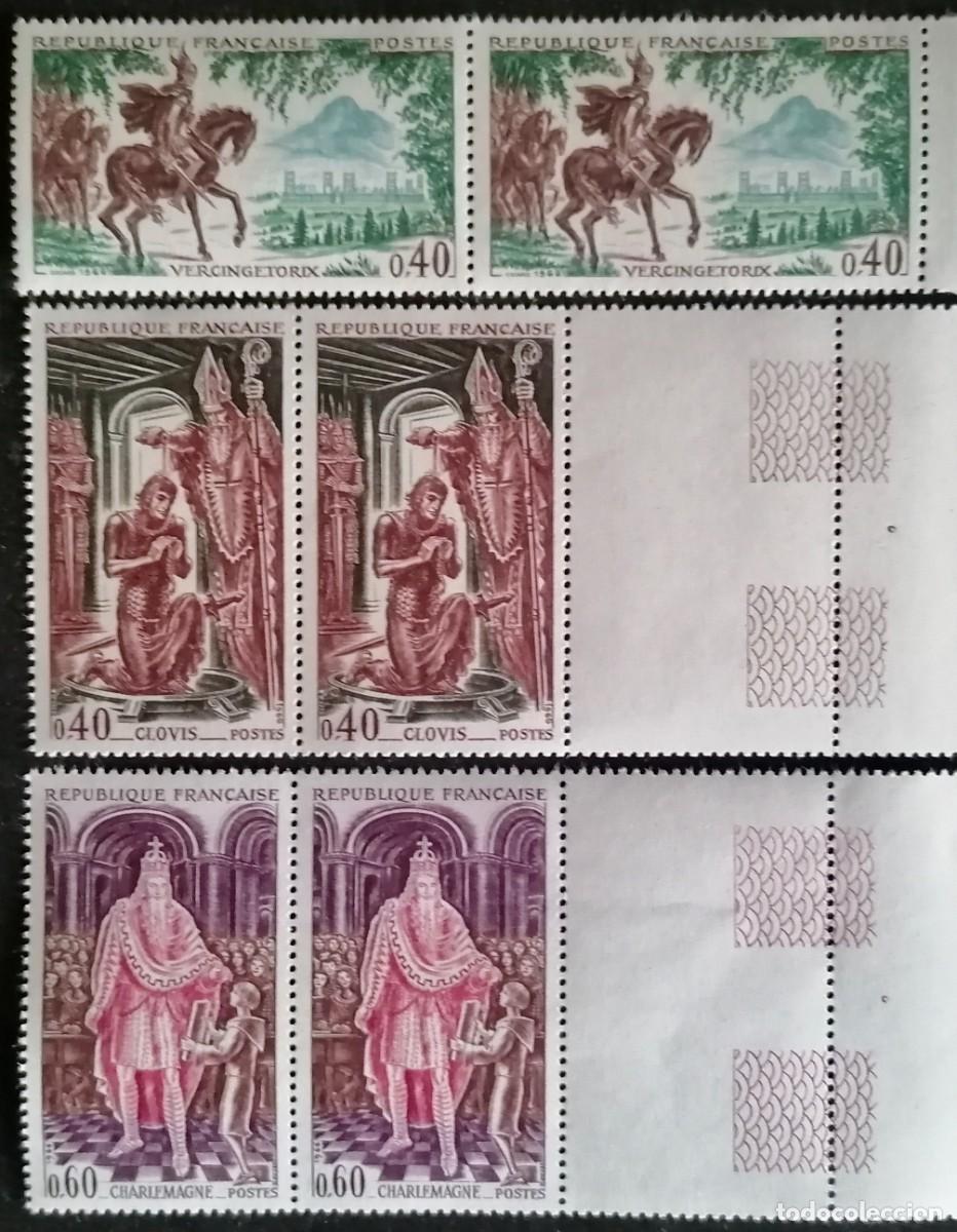 Sellos: FRANCIA 1966 - HISTORIA . - Foto 1