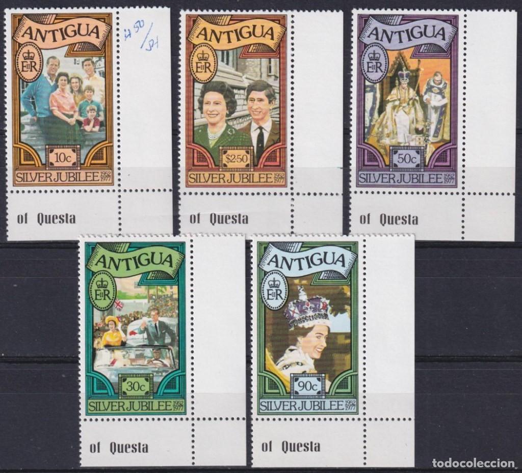 Briefmarken: F-EX42337 ANTIGUA IS MNH 1977 QUEEN SILVER JUBILEE.