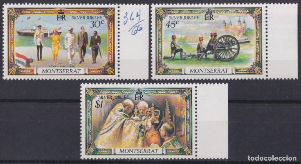 Briefmarken: F-EX42721 MONTSERRAT IS MNH 1977 QUEEN SILVER JUBILEE.