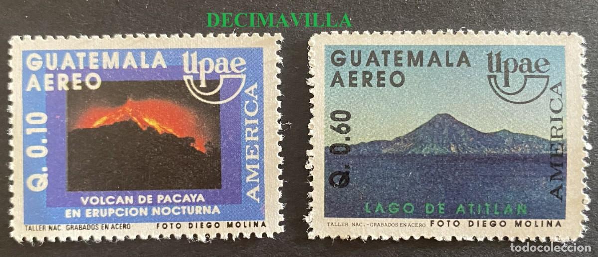 Sellos: OTEM456, GUATEMALA, UPAEP, 1990, A838a/38b - Foto 1