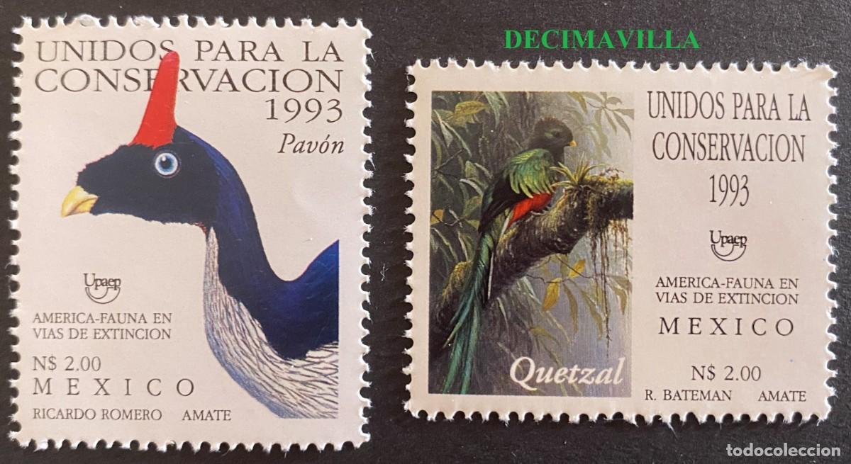 Sellos: OTEM513, MEXICO, UPAEP, 1993, 1496/97 - Foto 1