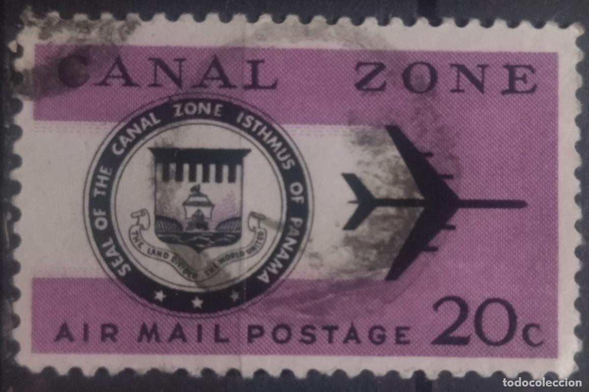 Stamps: ZOMA DEL CANAL 1965 CORREO AEREO. USADO - USED