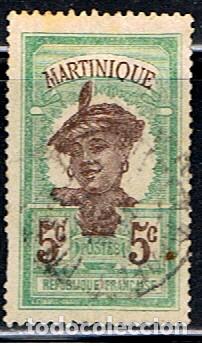Sellos: MARTINICA FRANCESA // YVERT 64 // 1908-10 ... USADO - Foto 1