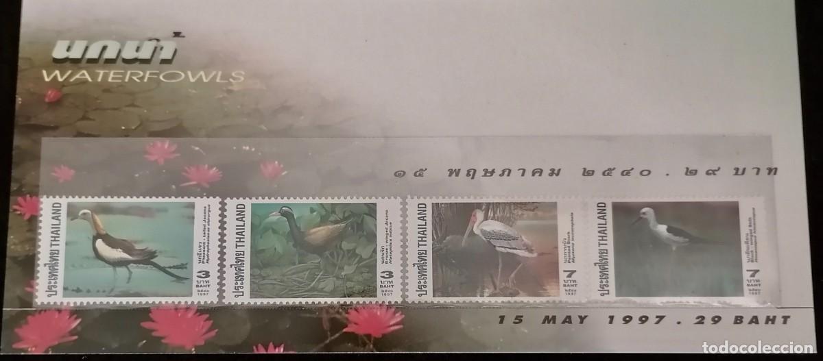Sellos: TAILANDIA 1997 - AVES ACU&Aacute;TICAS . - Foto 2