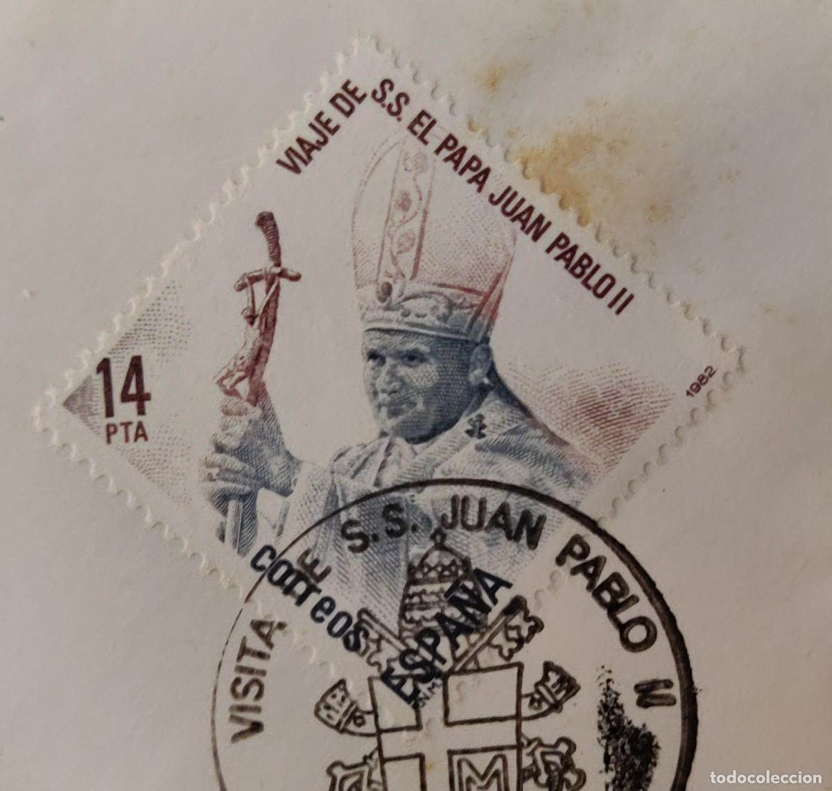 Sellos: Sello con sobre de Juan Pablo II - Foto 3
