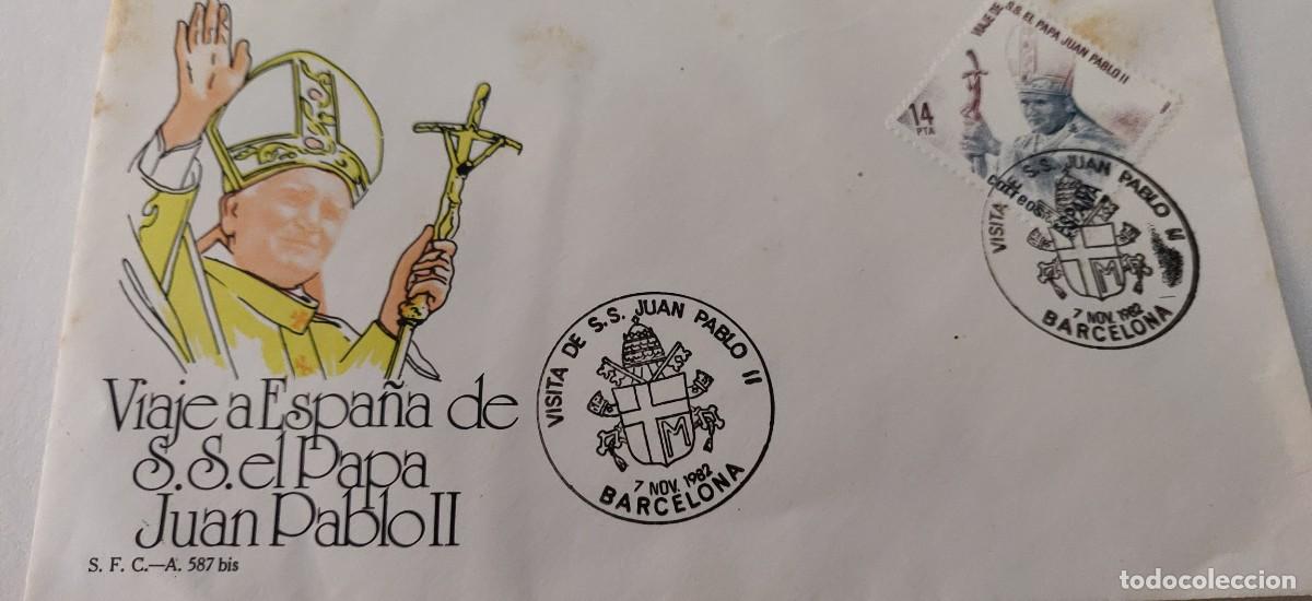 Sellos: Sello con sobre de Juan Pablo II - Foto 4