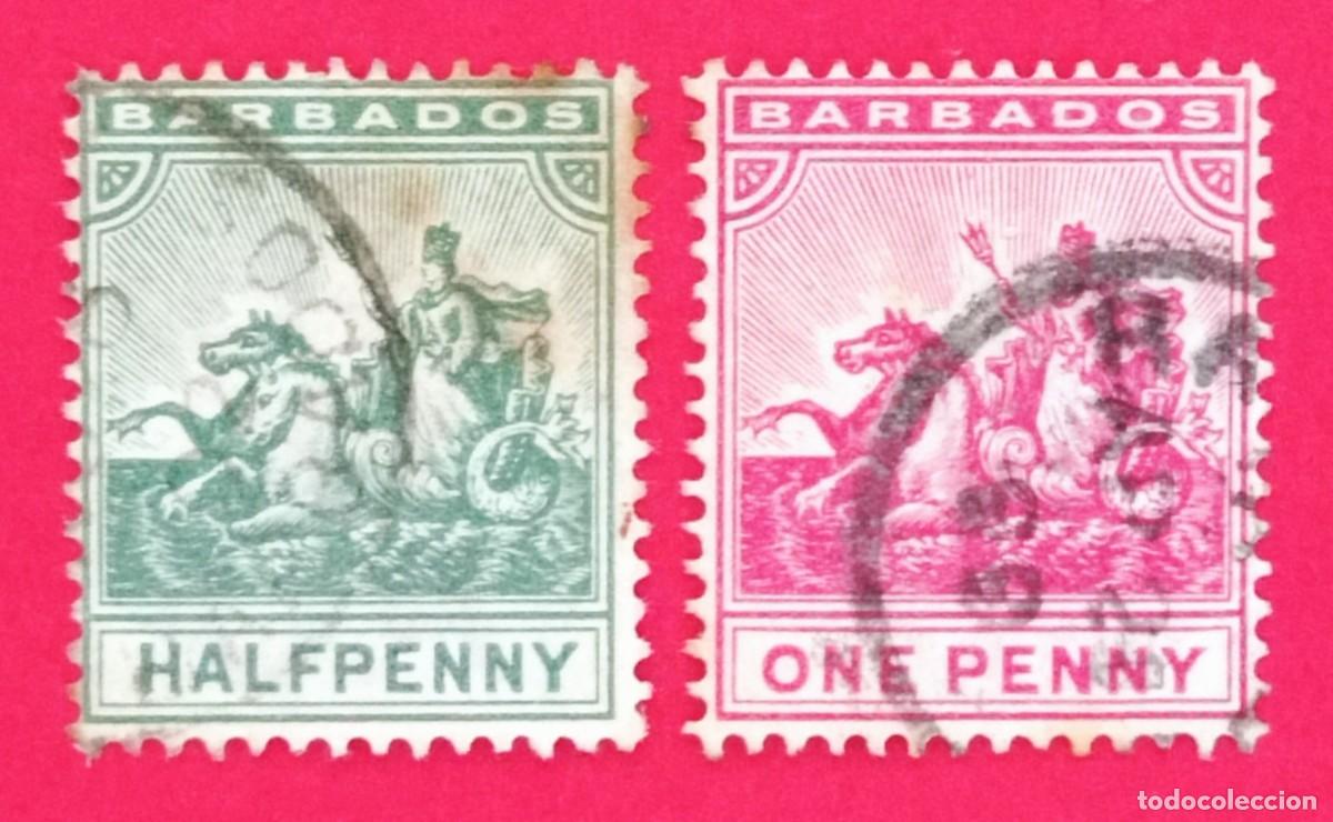 Stamps: SELLO BARBADOS. ALEGOR&Iacute;A DE BARBADOS (1892-1903)
