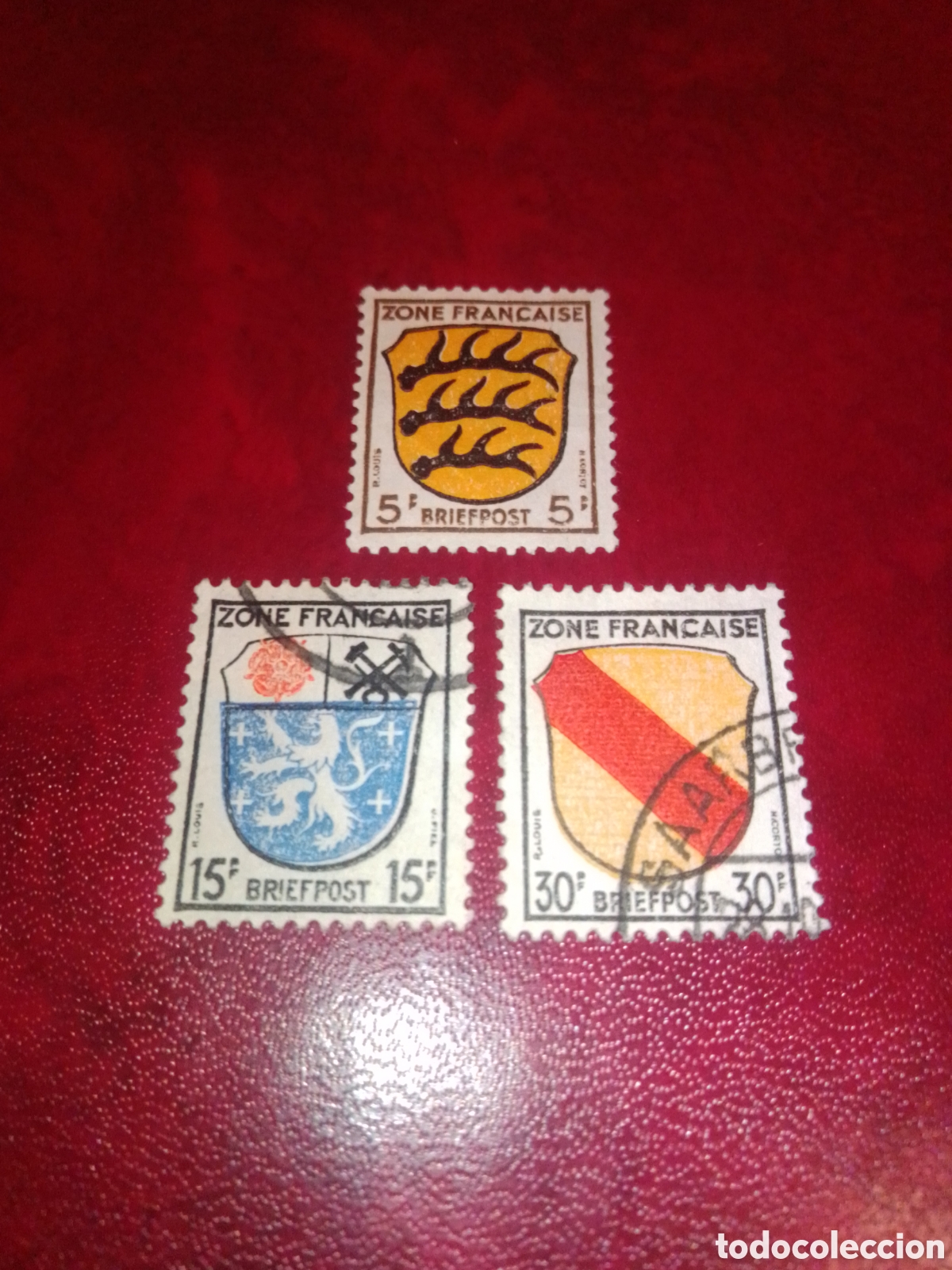Sellos: Francia escudos - Foto 1
