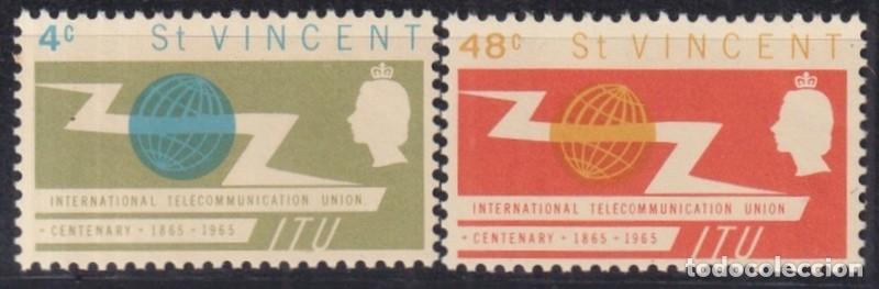 Selos: F-EX44227 ST VINCENT IS MNH 1965 ITU INTERNATIONAL TELECOMMUNICATION UNION.