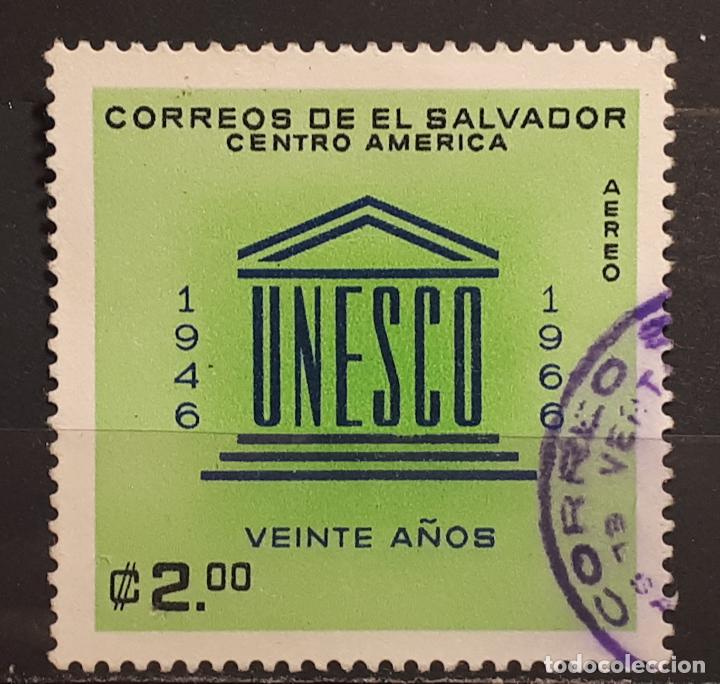 Sellos: SALVADOR .&deg;. A&ntilde;o 1966 Yvert 213 - Foto 1