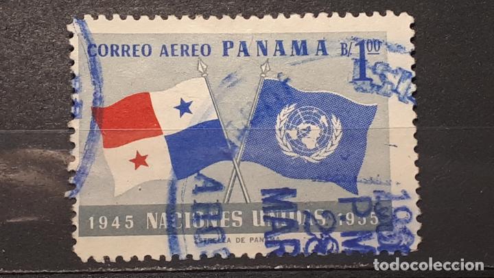 Sellos: PANAM&Aacute; .&deg;. A&ntilde;o 1958. YVERT 88. A&eacute;reo - Foto 1
