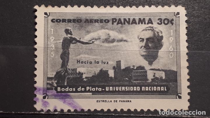 Sellos: PANAM&Aacute; .&deg;. A&ntilde;o 1960. YVERT 219. A&eacute;reo - Foto 1