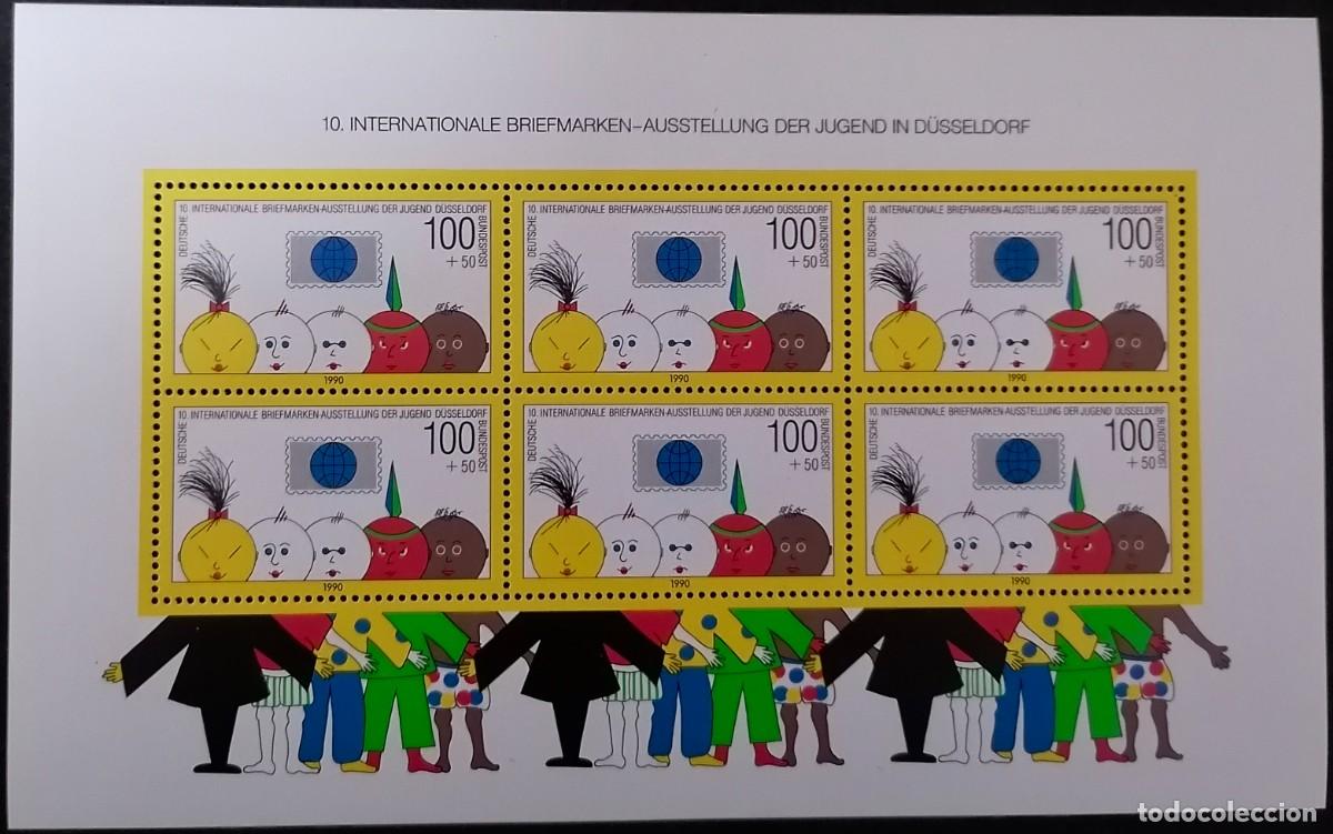 Sellos: ALEMANIA 1990 - HB EXPO / JUVENTUD . - Foto 1