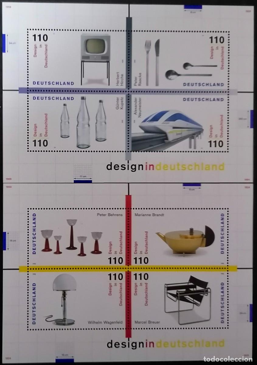 Sellos: ALEMANIA 1998 / 99 - 2 HB DISE&Ntilde;O . - Foto 1