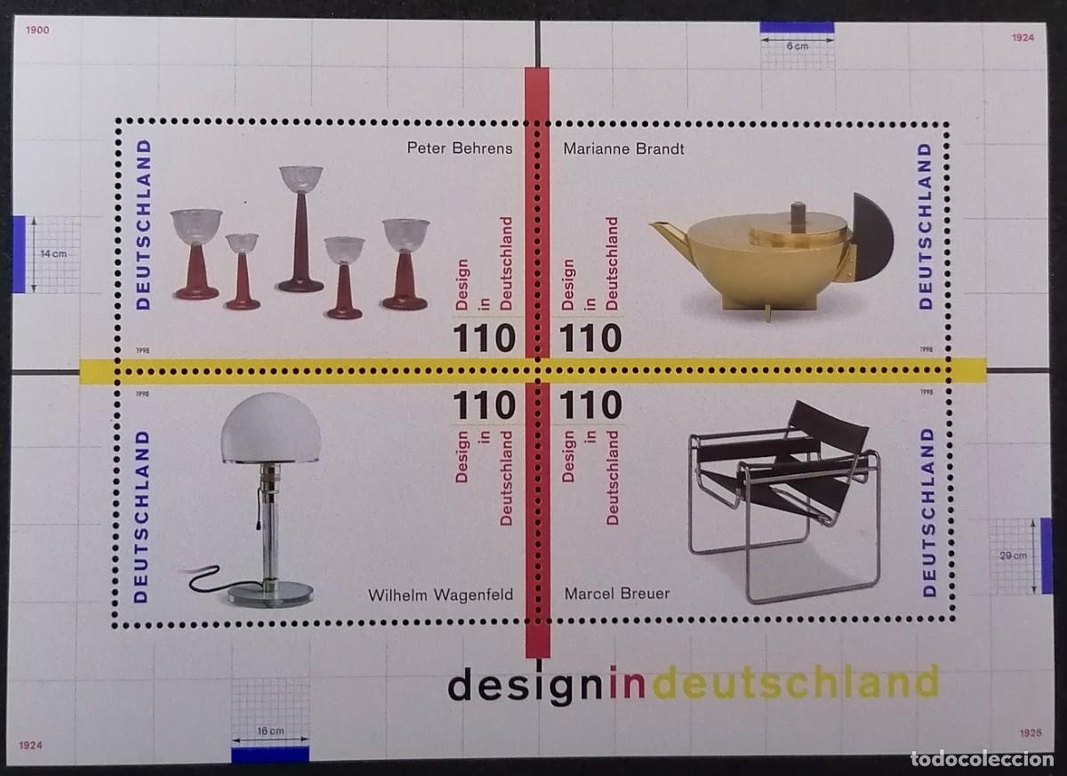 Sellos: ALEMANIA 1998 / 99 - 2 HB DISE&Ntilde;O . - Foto 2