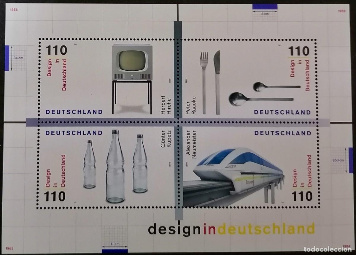 Sellos: ALEMANIA 1998 / 99 - 2 HB DISE&Ntilde;O . - Foto 3