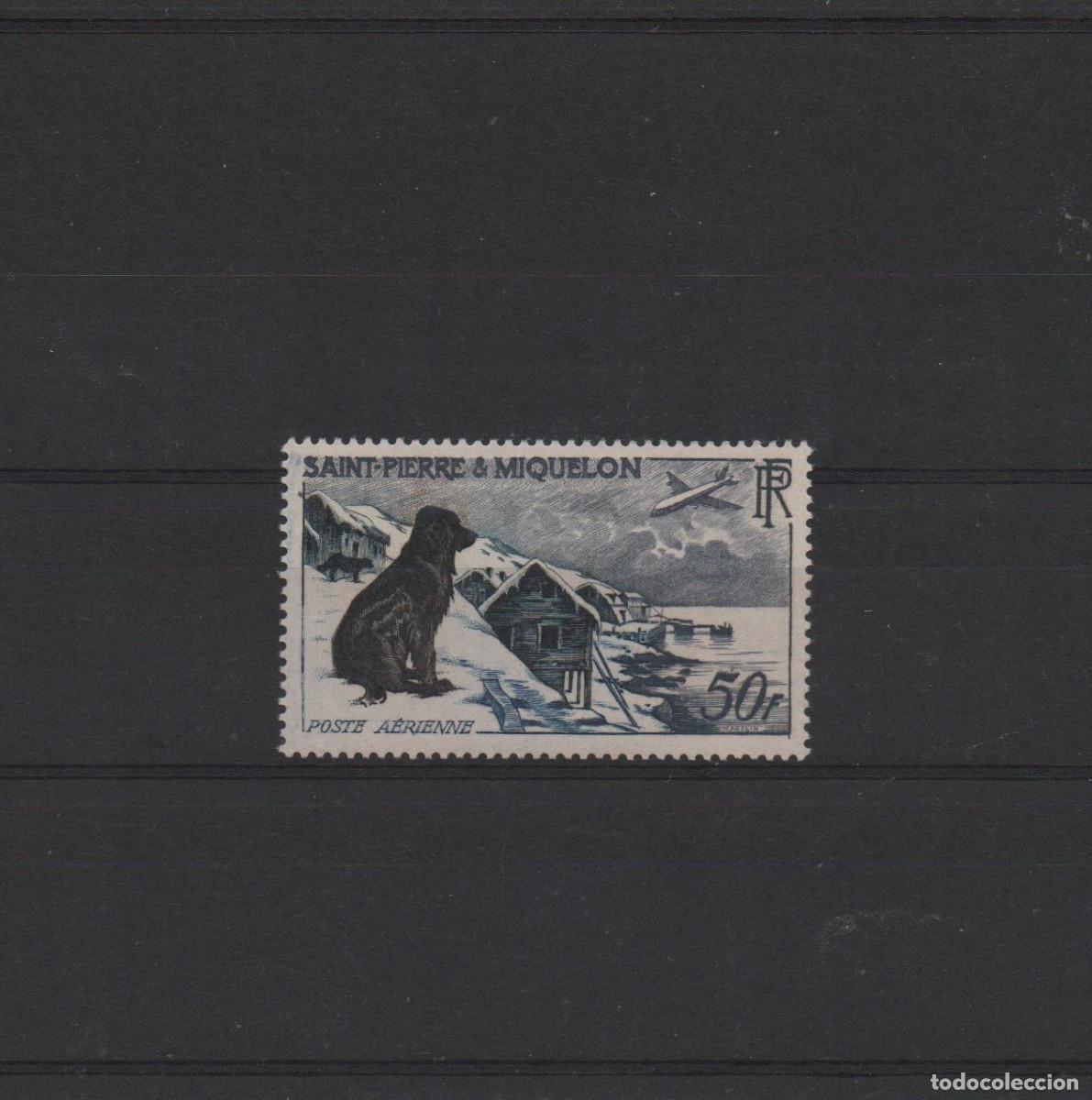Briefmarken: Sello nuevo a&eacute;reo de Saint Pierre y Miquelon de 1956