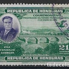 Sellos: HONDURAS 1937 - REELECIÒN DEL PRESIDENTE TIBURCIO CARIAS - 2400