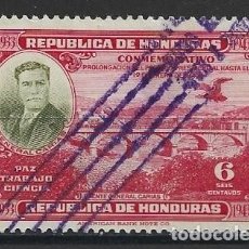 Sellos: HONDURAS 1937 - REELECIÒN DEL PRESIDENTE TIBURCIO CARIAS - 2400