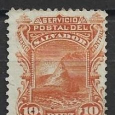 Sellos: EL SALVADOR 1887 - VOLCÁN SAN MIGUEL - 2401