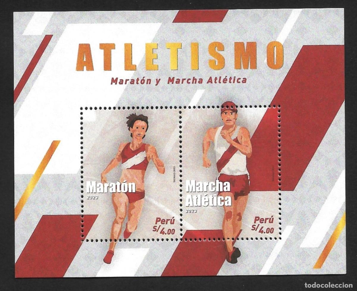 Sellos: Peru 2023 , Atletimos , MNH - Foto 1