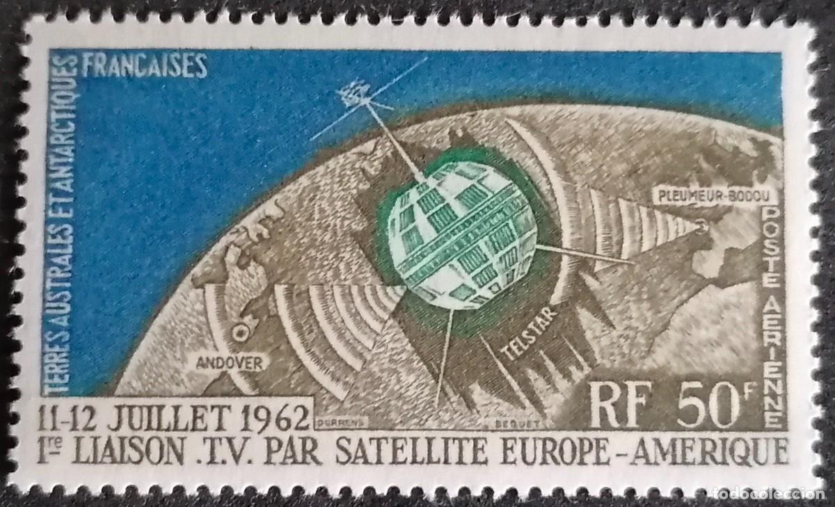 Sellos: TIERRAS AUSTRALES FRANCESAS 1962 - SAT&Eacute;LITE . - Foto 1