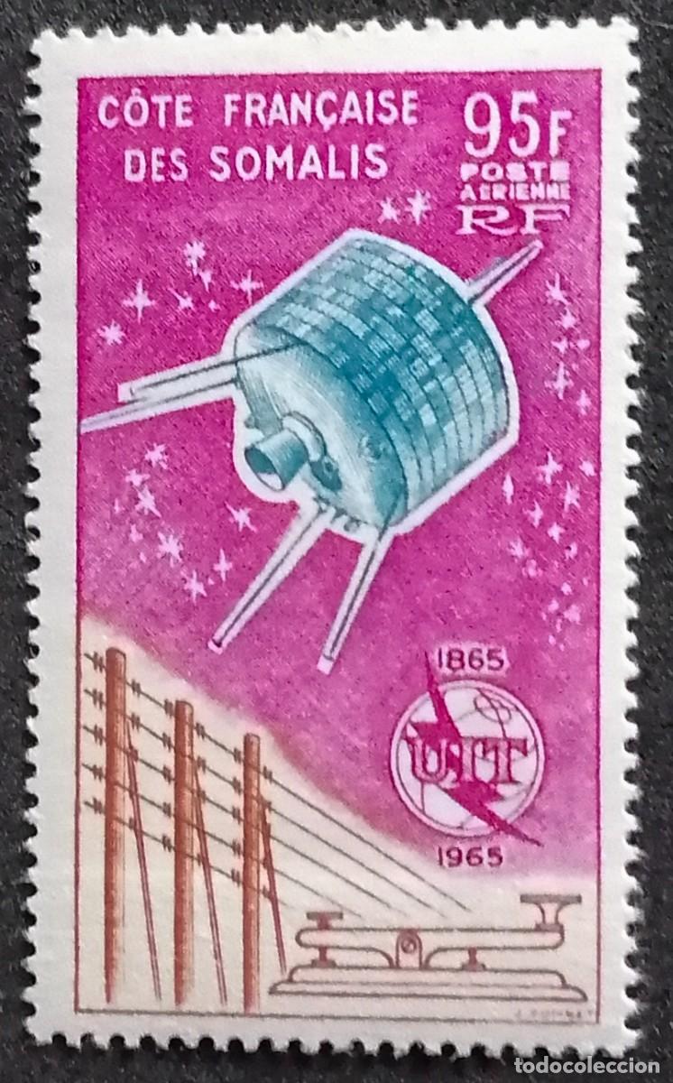 Sellos: COSTA FRANCESA SOMALI 1965 - TELECOMUNICACIONES . - Foto 1