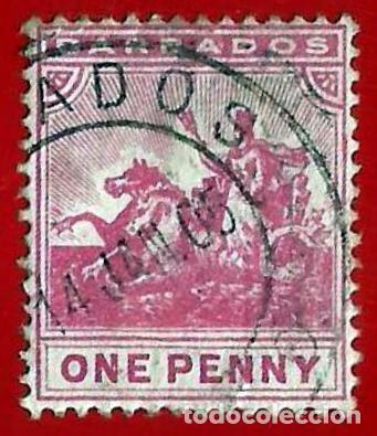 Sellos: BARBADOS. 1892. SELLO DE LA COLONIA - Foto 1