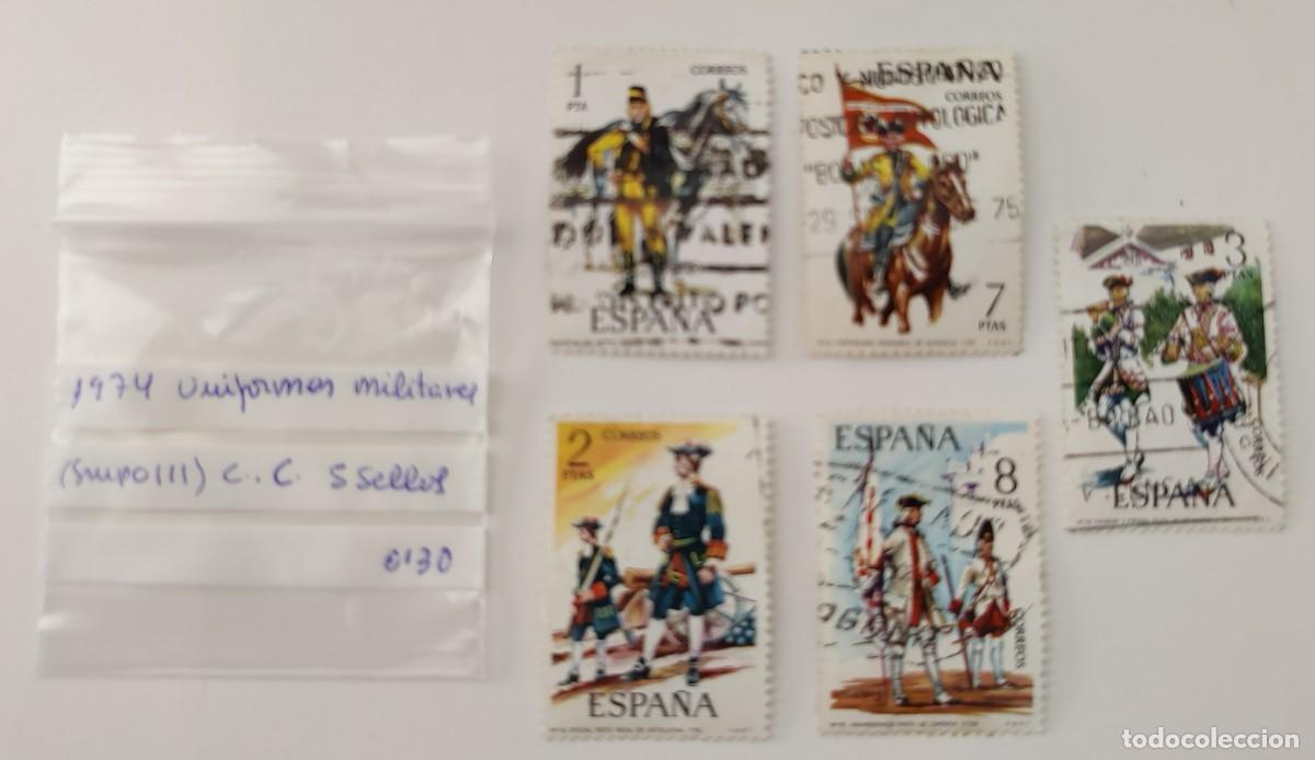 Sellos: Sellos Espa&ntilde;a Uniformes Militares - Foto 8