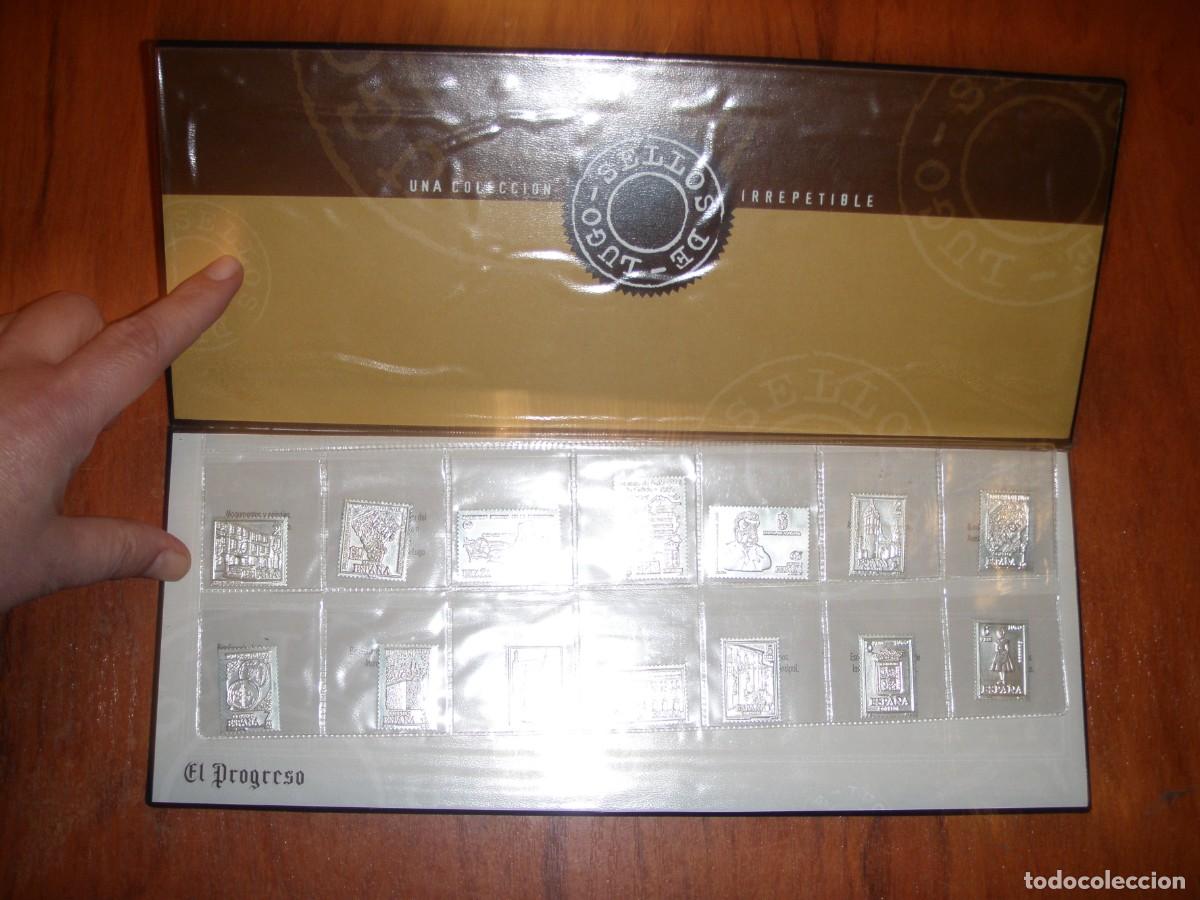Sellos: COLECCI&Oacute;N DE SELLOS DE PLATA DE LUGO EL PROGRESO - Foto 2