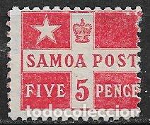 Sellos: SAMOA 1894, Yvert n&ordm; 21 * - Foto 1