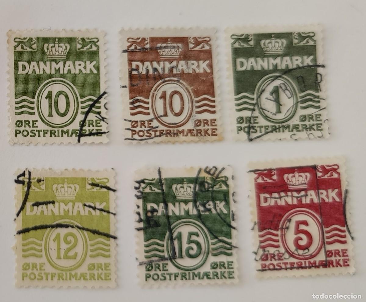 Sellos: Sellos Dinamarca Cifras - Foto 1