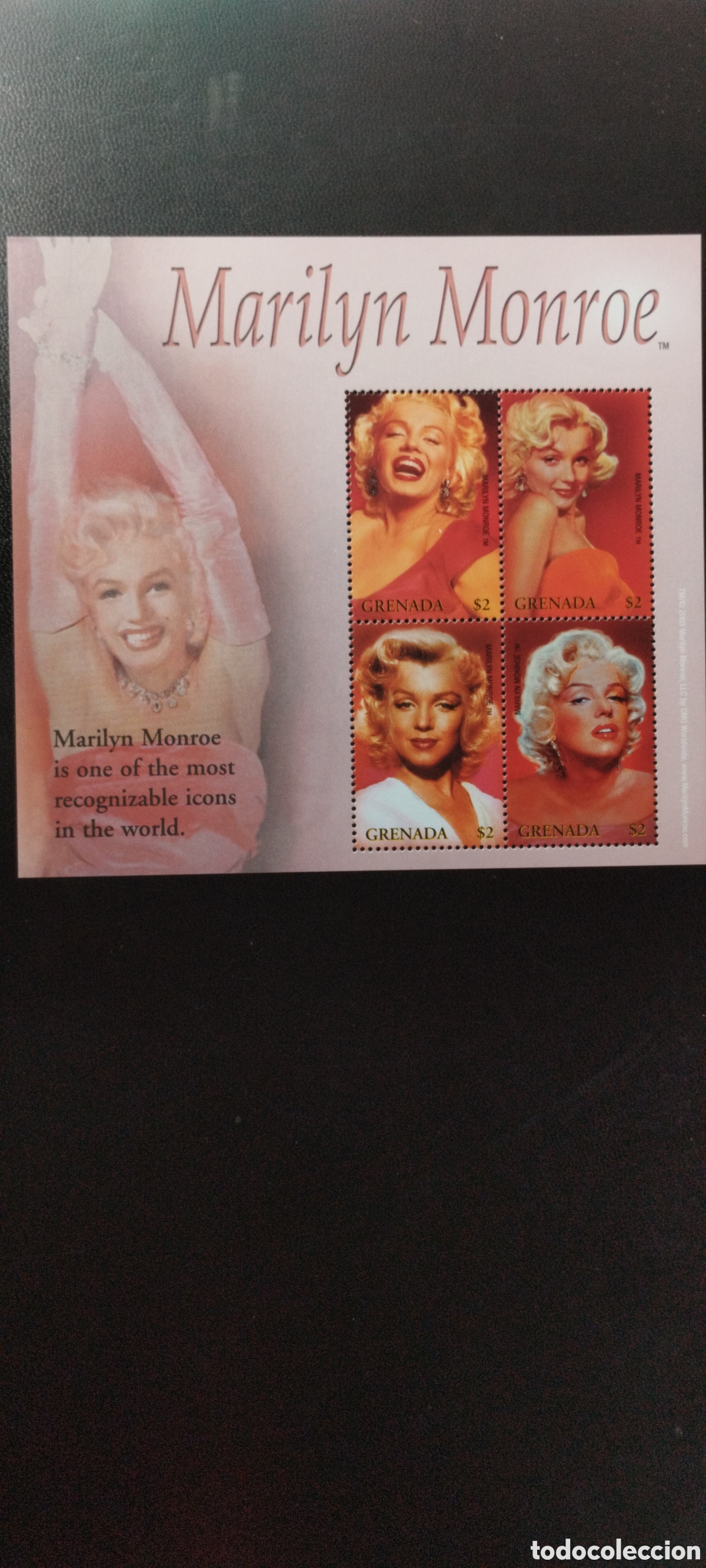 Sellos: Sellos Marilyn Monroe Grenada 2003 - Foto 1