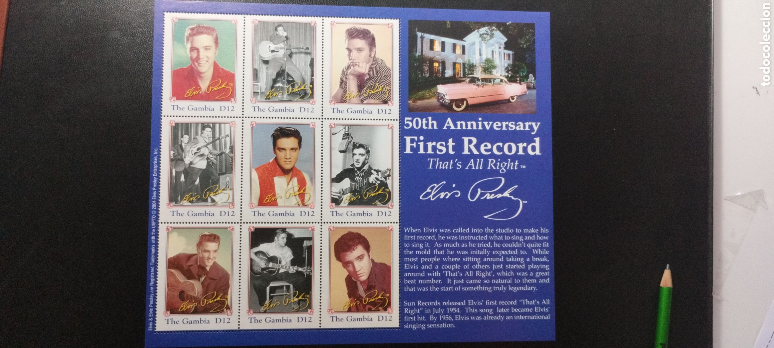 Sellos: 254375 MNH GAMBIA 2004 ELVIS PRESLEY - Foto 1
