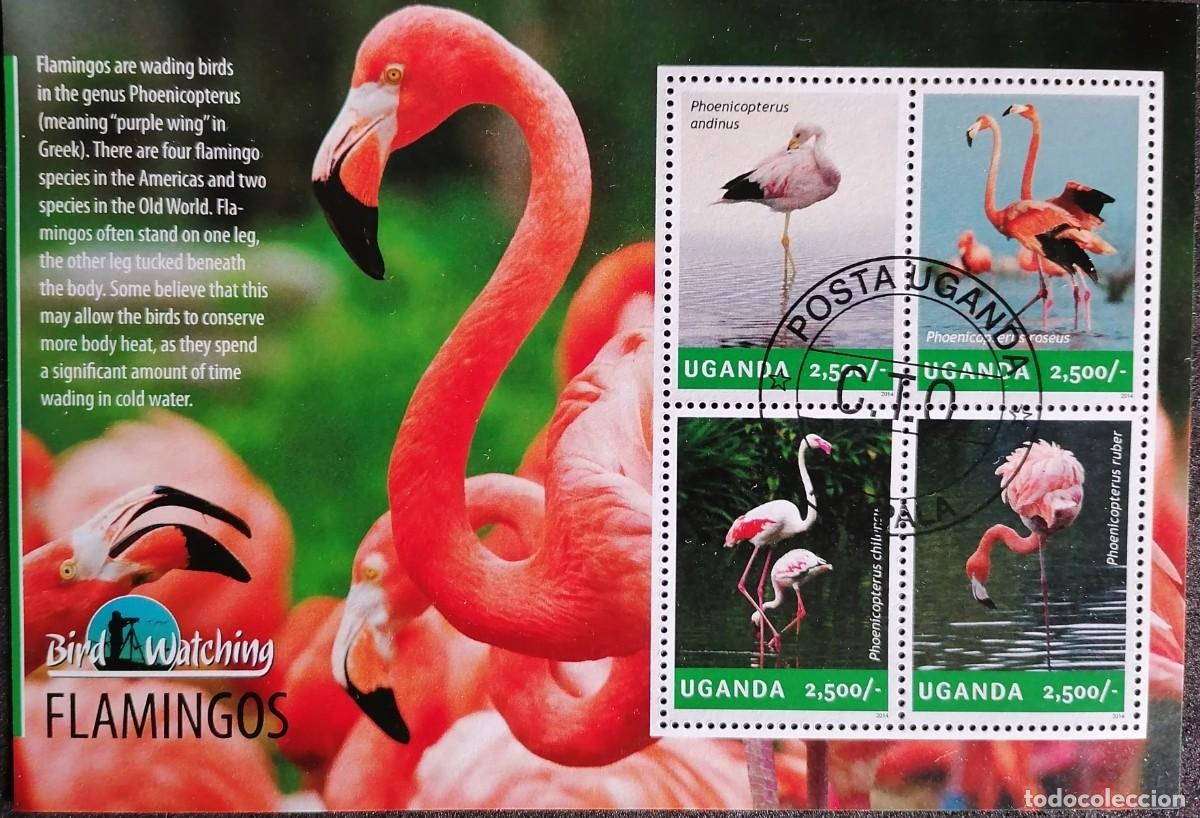 Sellos: UGANDA 2014 - HB FLAMENCOS . - Foto 1