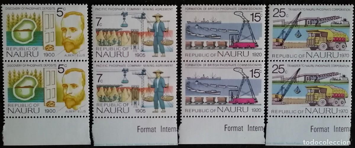 Sellos: NAURU 1975 - FOSFATOS DEL PAC&Iacute;FICO . - Foto 1