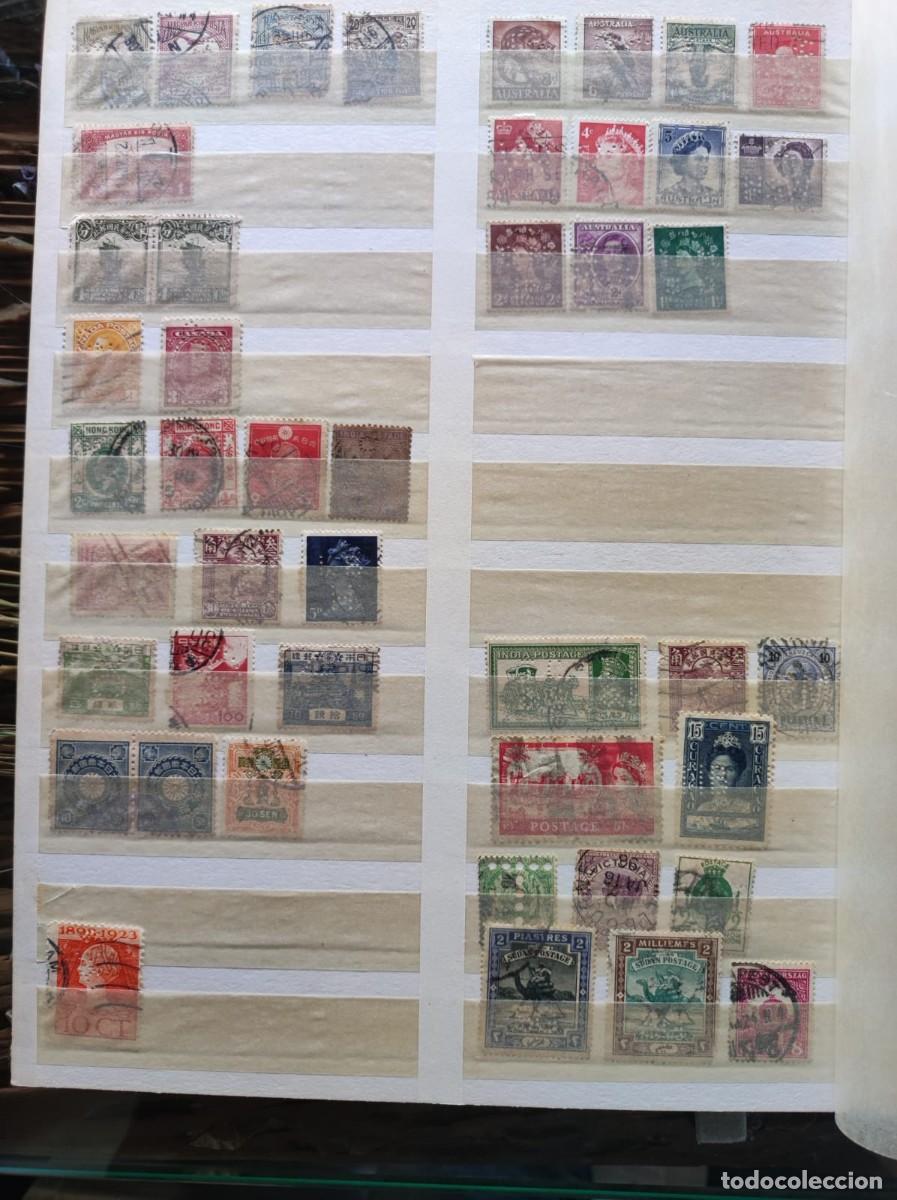 Sellos: Gran coleccion de sellos perforados comerciales - Foto 12