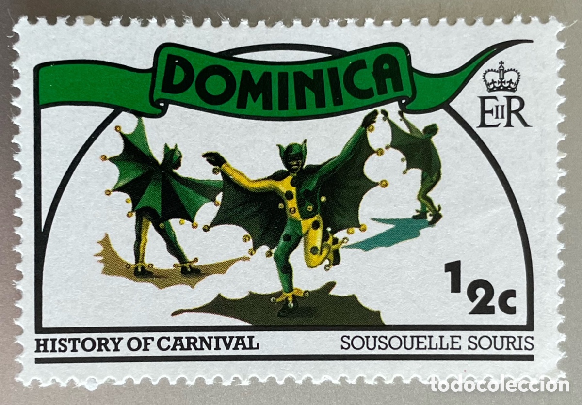Sellos: Dominica. Historia del carnaval. 1978 - Foto 1