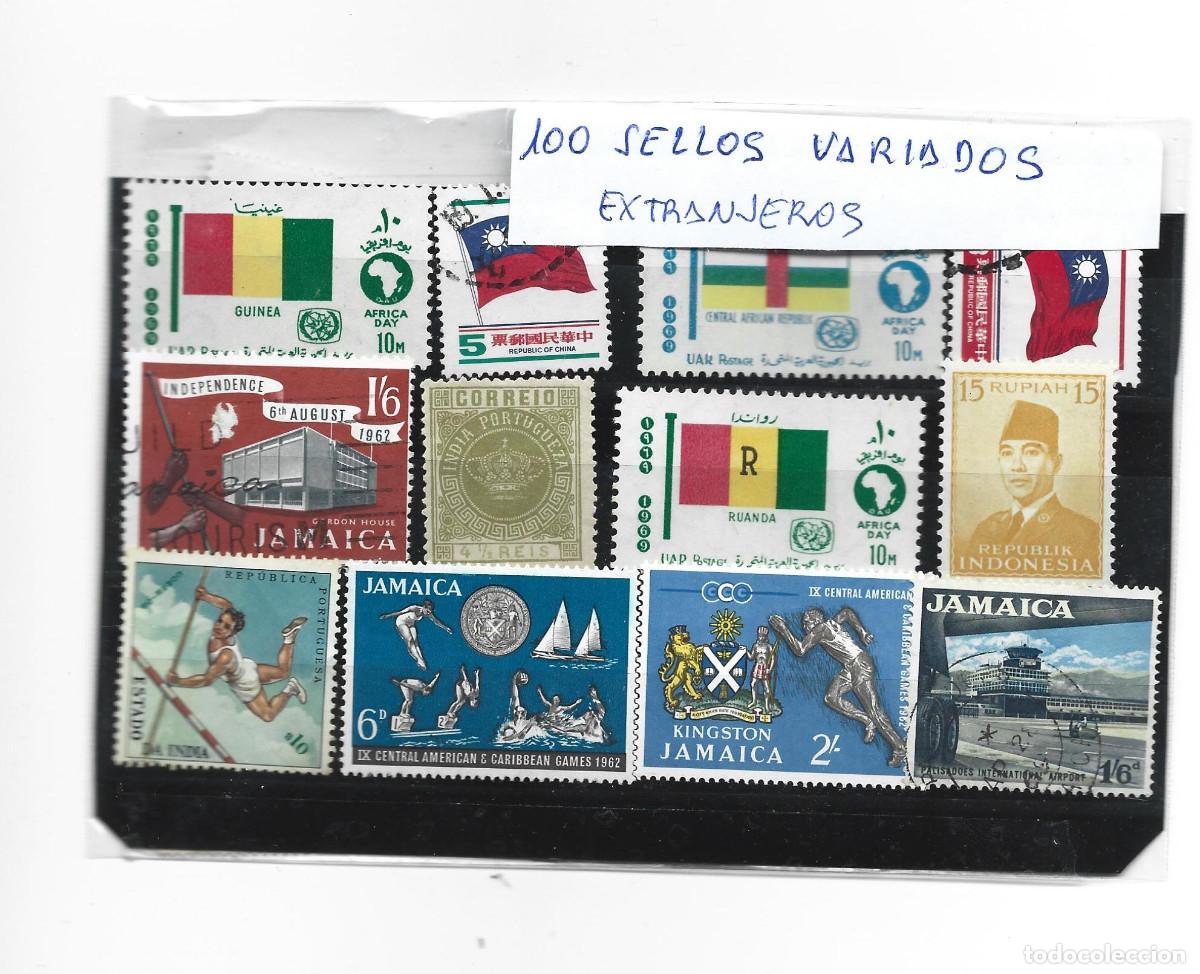 Timbres: LOTE DE 100 SELLOS ESTRANJEROS-VARIADOS