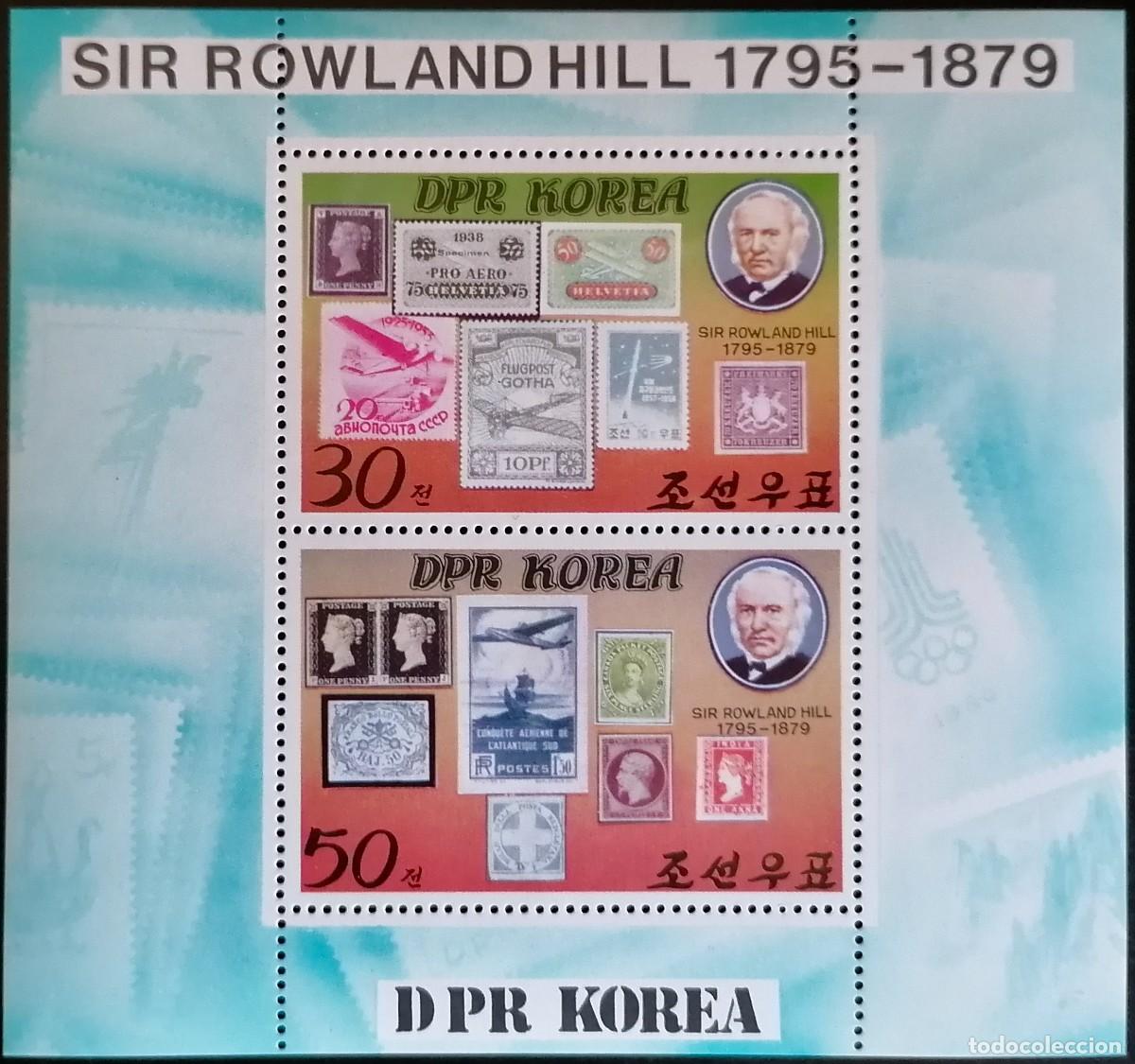 Sellos: COREA 1980 - HB R. HILL . - - Foto 1