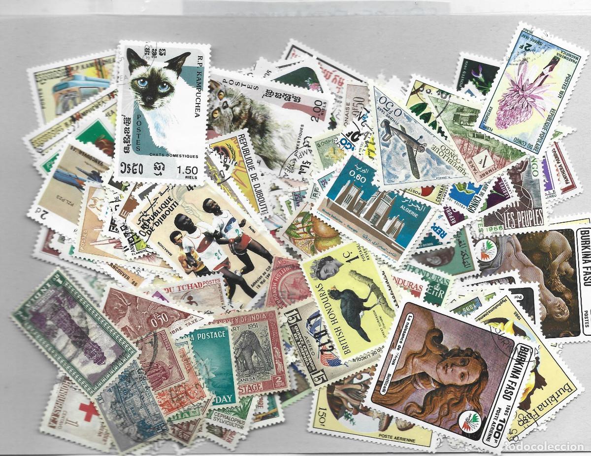Sellos: EXTRANJEROS- LOTE DE 200 SELLOS VARIADOS - Foto 2