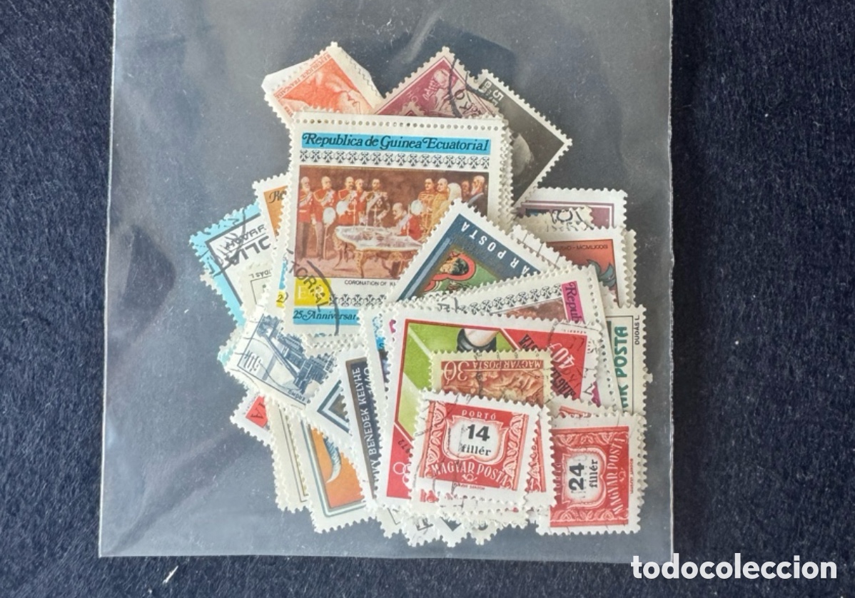 Stamps: Lote de 100 sellos variado del Mundo sin clasificar