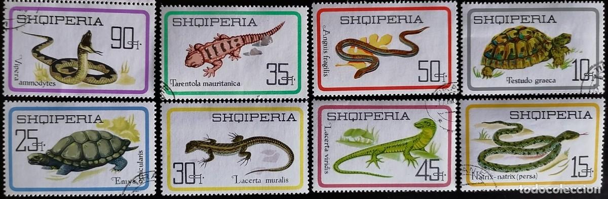 Sellos: ALBANIA 1966 - REPTILES . - - Foto 1