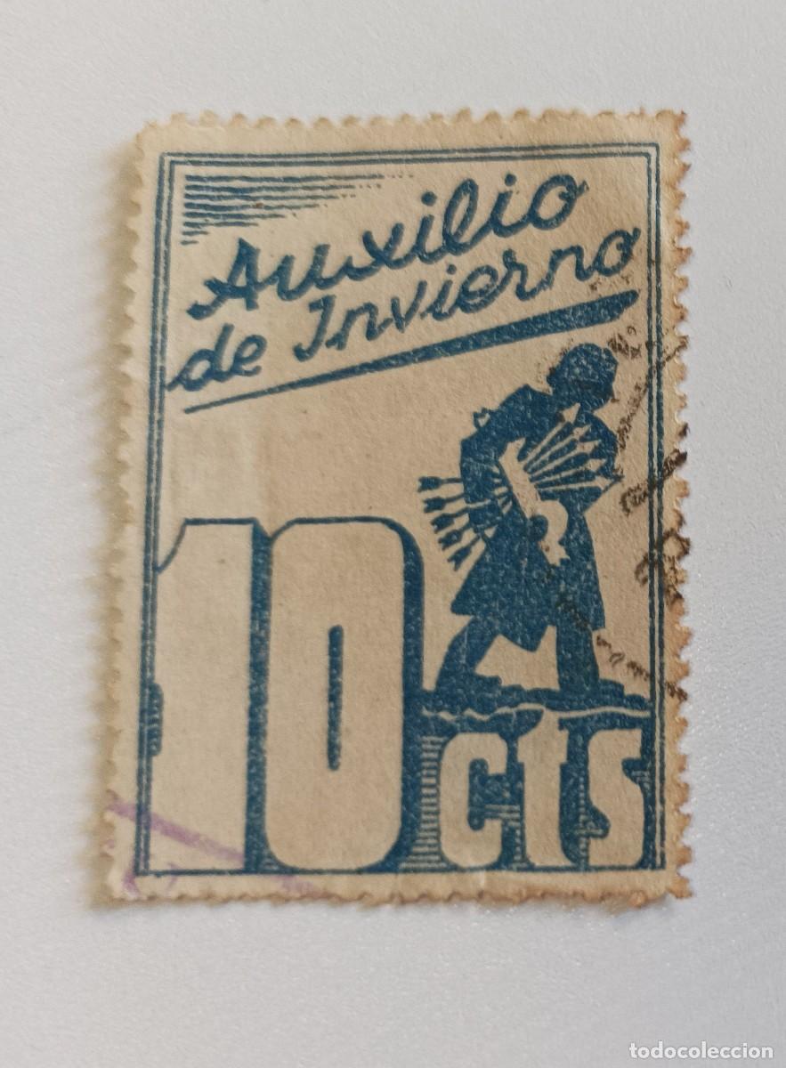 Sellos: SELLO USADO EN VENTA (ESP) - ESPA&Ntilde;A, AUXILIO DE INVIERNO - Foto 1