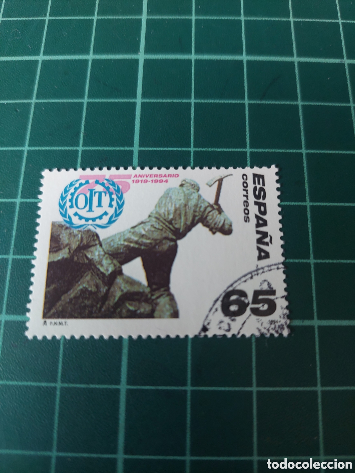 Sellos: 3288 edifil usado lujo Espa&ntilde;a 1994 picador minas oit - Foto 1