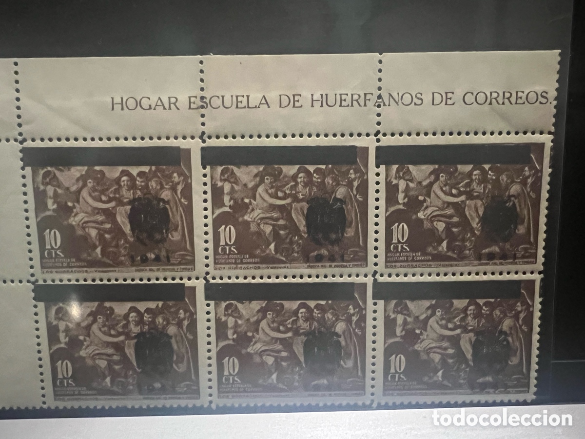 Sellos: Sellos Beneficencia (bloque de 6) - Foto 1