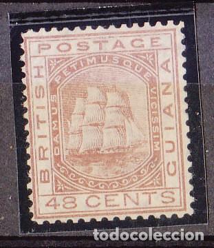 Sellos: GUAYANA - x 40 - 1876 .- - Foto 1